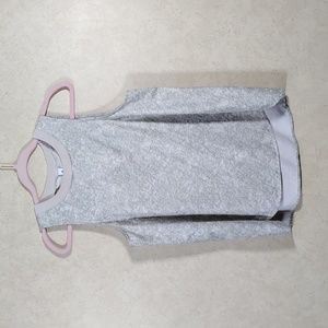 2/$10 04121 Athleta tan & white snake print sleeveless blouse S